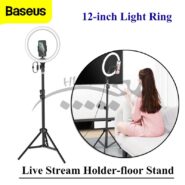 رینگ لایت سلفی Baseus Photo Ring Flash Fill Light LED Lamp for Smartphone CRZB12-B01