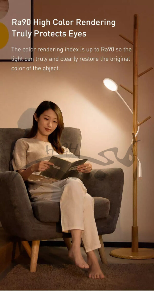 چراغ مطالعه شارژی بیسوس Baseus Comfort Reading Charging Uniform Light Hose Desk Lamp