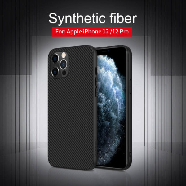 قاب فیبر کربنی نیلکین آیفون Apple iPhone 12 Pro / 12 Nillkin Synthetic Fiber