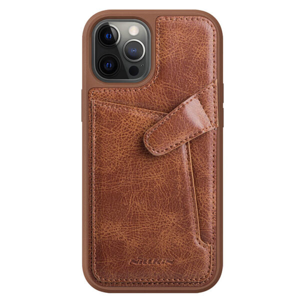 قاب چرمی نیلکین آیفون Apple iPhone 12 / 12 Pro Nillkin Aoge Leather Cover Case