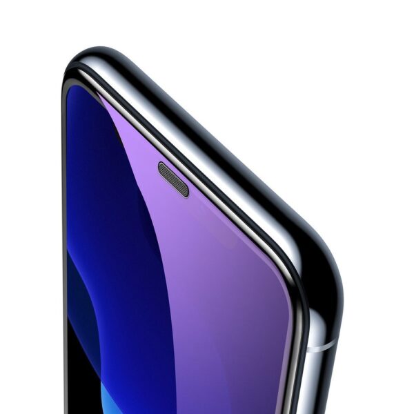 پک 2 تایی محافظ صفحه شیشه ای تمام صفحه و ضد اشعه بیسوس Apple iPhone 11 / XR Baseus SGAPIPH61-WE01