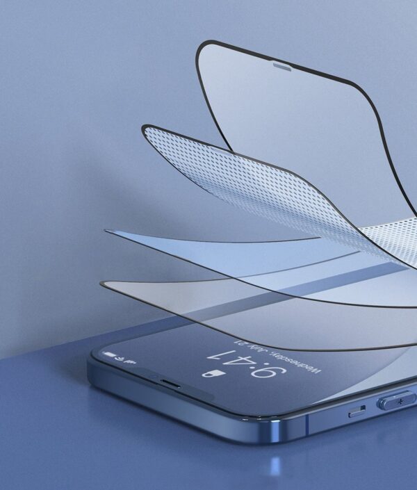 پک 2تایی محافظ صفحه شیشه ای تمام صفحه بیسوس آیفون Apple iPhone 12 Mini Baseus SGAPIPH54N-KC01
