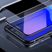 پک 2 تایی محافظ صفحه شیشه ای تمام صفحه و ضد اشعه بیسوس Apple iPhone 11 / XR Baseus SGAPIPH61-WE01