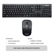 موس و کیبورد وایرلس لنوو Lenovo KN100 Wireless Combo Keyboard and Mouse Set ضد آب
