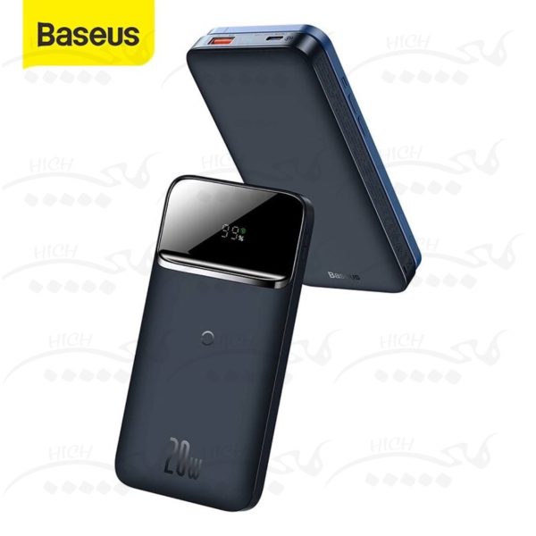 پاوربانک وایرلس 10000 مگنتی بیسوس Baseus Magnetic Wireless Quick Charge
